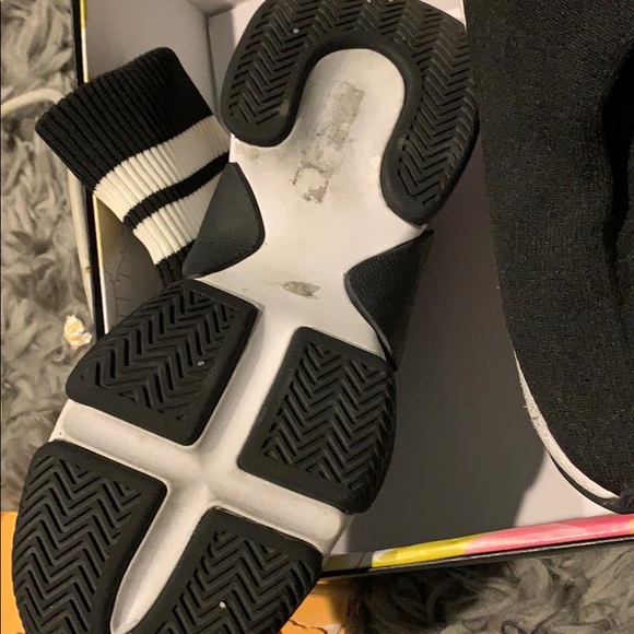 Striped ankle sock sneakers!!! - Picture 3 of 3